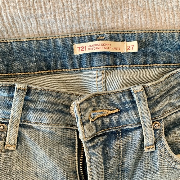 Levi’s 721 High Rise Skinny Jeans - 26 / 27 - Picture 6 of 9